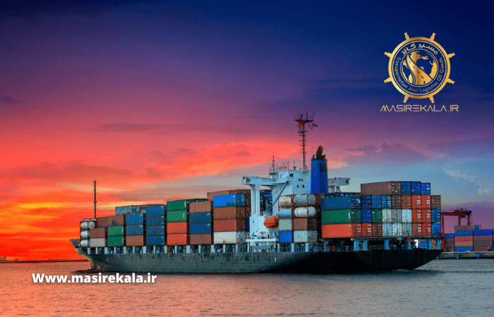 روش حمل و نقل دریایی که برای جابجایی کالاها برای تجارت بین المللی استفاده میشود در جدول